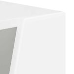 Casa si Gradina - Mobilier - Biblioteci si rafturi - Biblioteci - Raft lateral Alb 33 x 32 x 70,5 cm Lemn compozit - Infinity.ro