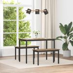 Casa si Gradina - Mobilier - Canapele si coltare - Banchete - Banca Stejar artizanal 80 x 35 x 45 cm Lemn compozit - Infinity.ro