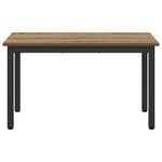 Casa si Gradina - Mobilier - Canapele si coltare - Banchete - Banca Stejar artizanal 80 x 35 x 45 cm Lemn compozit - Infinity.ro