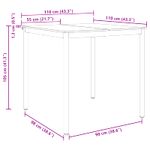 Casa si Gradina - Mobilier - Mese si birouri - Mese bucatarie si dining - Mese de sufragerie Lemn compozit - Infinity.ro