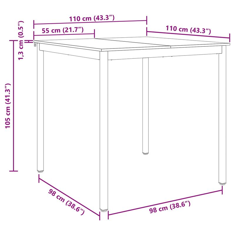 Casa si Gradina - Mobilier - Mese si birouri - Mese bucatarie si dining - Mese de sufragerie Lemn compozit - Infinity.ro