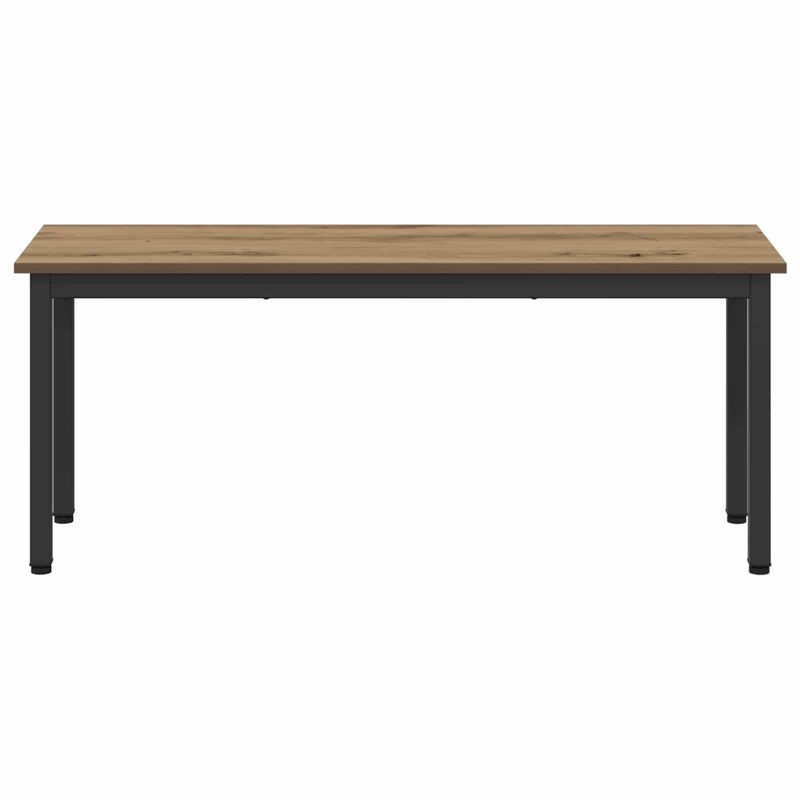 Casa si Gradina - Mobilier - Canapele si coltare - Banchete - Banca Stejar artizanal 110 x 35 x 45 cm Lemn compozit - Infinity.ro