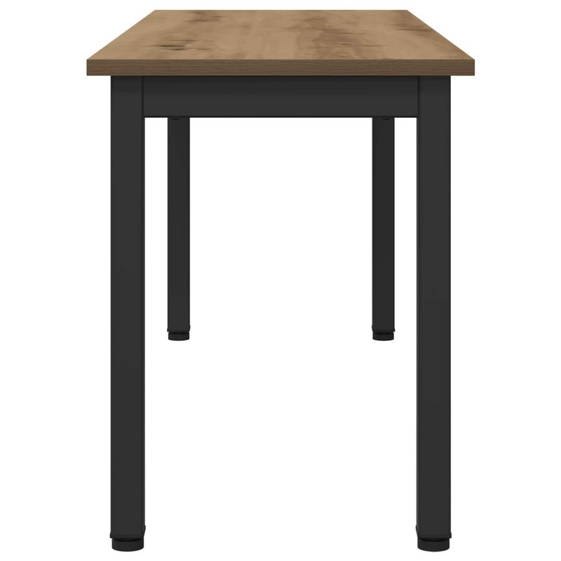 Casa si Gradina - Mobilier - Canapele si coltare - Banchete - Banca Stejar artizanal 110 x 35 x 45 cm Lemn compozit - Infinity.ro