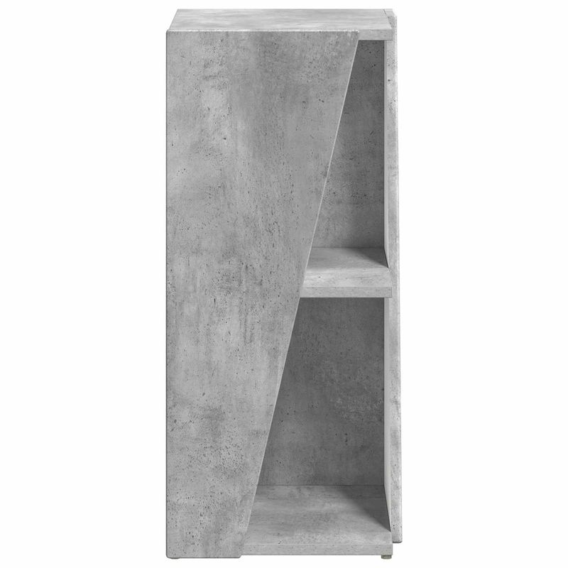 Casa si Gradina - Mobilier - Biblioteci si rafturi - Biblioteci - Raft lateral Gri din beton 33 x 32 x 70,5 cm Lemn compozit - Infinity.ro