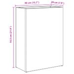 Casa si Gradina - Decoratiuni - Obiecte decorative - Suporturi umbrele - Suport pentru umbrele Stejar Sonoma 40 x 20 x 55,5 cm - Infinity.ro