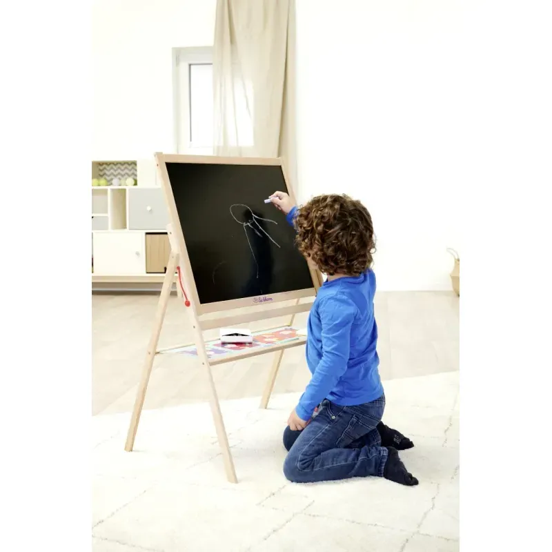 Jucarii, Copii si Bebe - Jucarii si jocuri - Jucarii & jocuri educative - Jocuri si jucarii educative - Tabla de Desen din Lemn - Infinity.ro