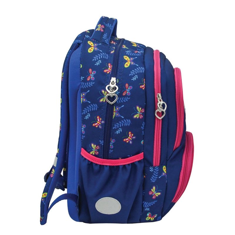 Carti si Birotica - Rechizite - Rucsacuri si genti scolare - Ghiozdan ergonomic, compartiment laptop, BUTTERFLY, 42x31x16 cm - Infinity.ro