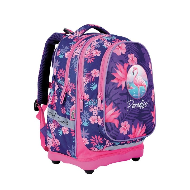 Carti si Birotica - Rechizite - Rucsacuri si genti scolare - Ghiozdan anatomic FLAMINGO, 39x33x18 cm - Infinity.ro