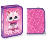 Carti si Birotica - Rechizite - Penare - Penar echipat, 1 fermoar, 2 extensii, 32 piese, KITTY LOVE - Infinity.ro