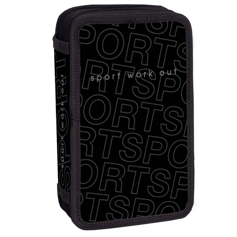 Carti si Birotica - Rechizite - Penare - Penar echipat, 2 fermoare, 29 piese, SPORT WORK OUT - Infinity.ro