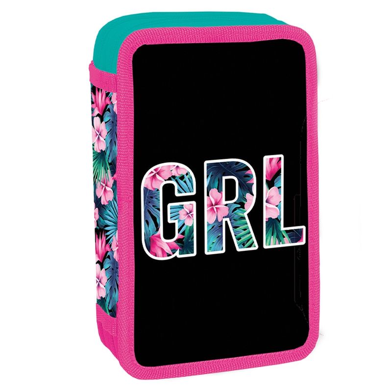 Carti si Birotica - Rechizite - Penare - Penar echipat, 2 fermoare, 29 piese, GRL - Infinity.ro