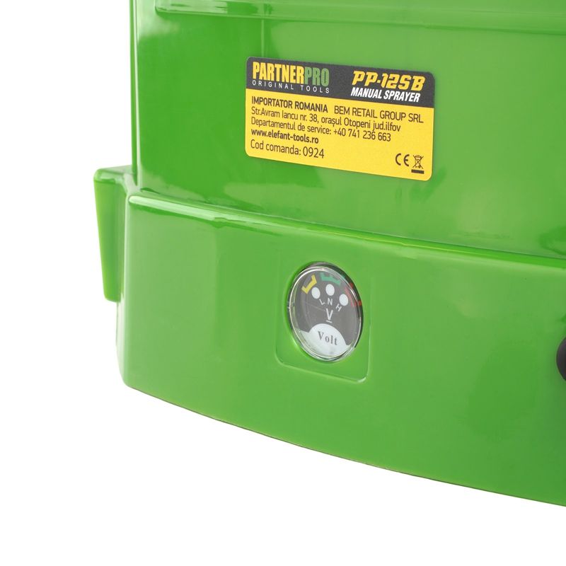 Casa si Gradina - Gradinarit si plante - Instalatii si accesorii pentru irigatii - Aparate pentru stropit gradina - Pompa de stropit cu acumulator 12l, 12V 8Ah , 460 m² PartnerPro PP-12SB - Infinity.ro