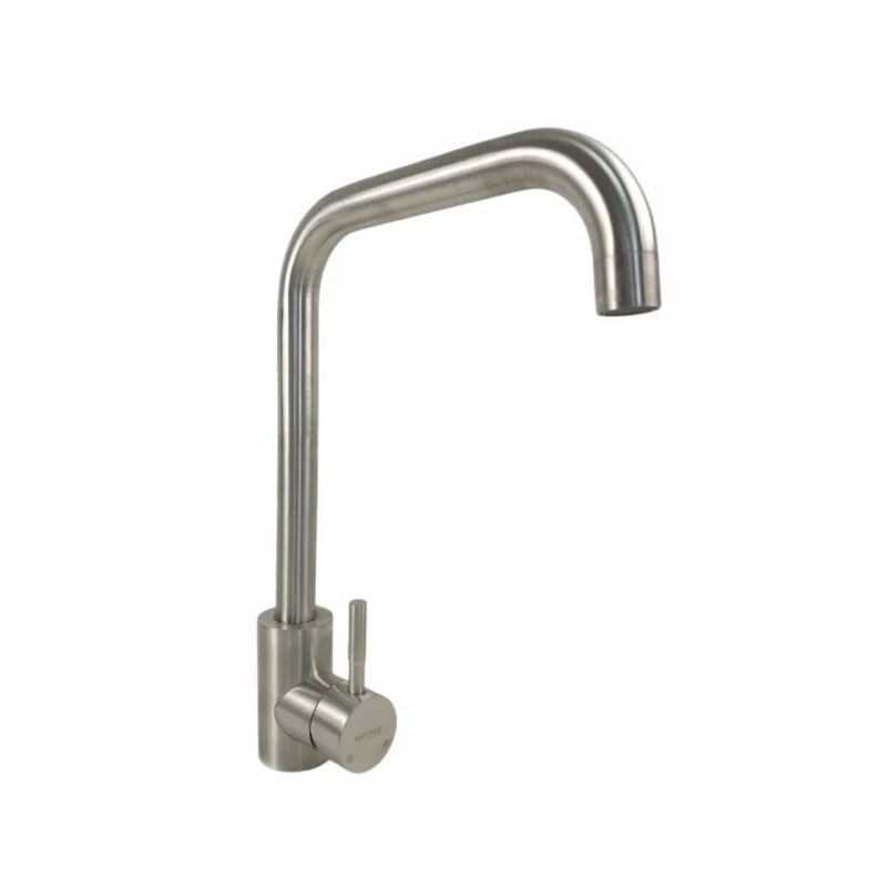 Casa si Gradina - Mobilier - Seturi de mobilier - Seturi bucatarie - Set Masca Chiuveta Wenghe 80 cm X 50 cm X 80 cm, Chiuveta inox cuva stanga, Baterie inox patrat si sifon scurgere - Infinity.ro