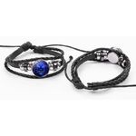 Fashion, accesorii si bijuterii - Femei - Bijuterii femei - Bratari femei - Brățară Zodiacală fosforescentă RAC, realizată din Piele PU, Orgonit & Accesorii Metalice, dimensiune reglabilă - Infinity.ro