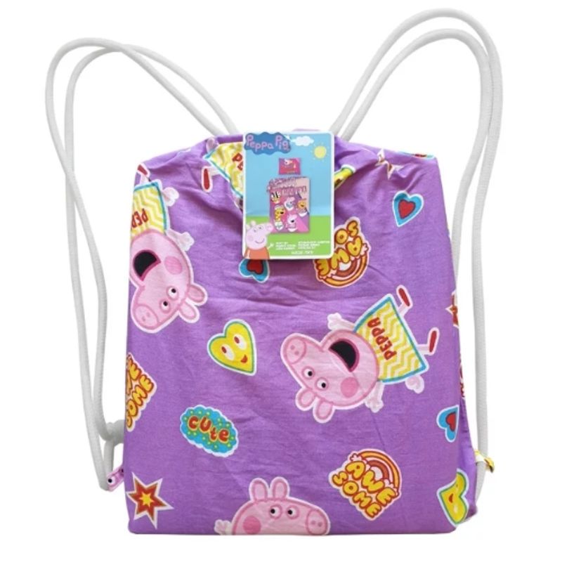 Casa si Gradina - Textile si covoare - Lenjerii de pat - Lenjerii copii - Lenjerie de pat pentru copii Peppa Pig®, husă 140×200 cm + față pernă 70×90 cm, roz, bumbac 100%, licență oficială - Infinity.ro