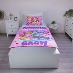Casa si Gradina - Textile si covoare - Lenjerii de pat - Lenjerii copii - Lenjerie de pat copii, Patrula Cățelușilor, Husă de pilotă 100×135 cm + Față de pernă 40×60 cm, 100% bumbac, Set licențiat Paw Patrol® - Infinity.ro