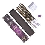 Casa si Gradina - Decoratiuni - Aromaterapie si lumanari - Odorizante camera - Bețișoare parfumate cu cristal de Ametist și aromă de Lavandă | Ritual de calm, claritate și echilibru interior - Infinity.ro