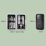 Ingrijire personala si Cosmetice - Manichiura si pedichiura - Truse manichiura si pedichiura - Trusă de manichiură și îngrijire personală - 9 piese, oțel inoxidabil & husă PU elegantă - Infinity.ro