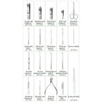 Ingrijire personala si Cosmetice - Manichiura si pedichiura - Truse manichiura si pedichiura - Trusă de manichiură și pedichiură, profesională - 16 piese, Oțel inoxidabil, husă PU elegantă - Infinity.ro