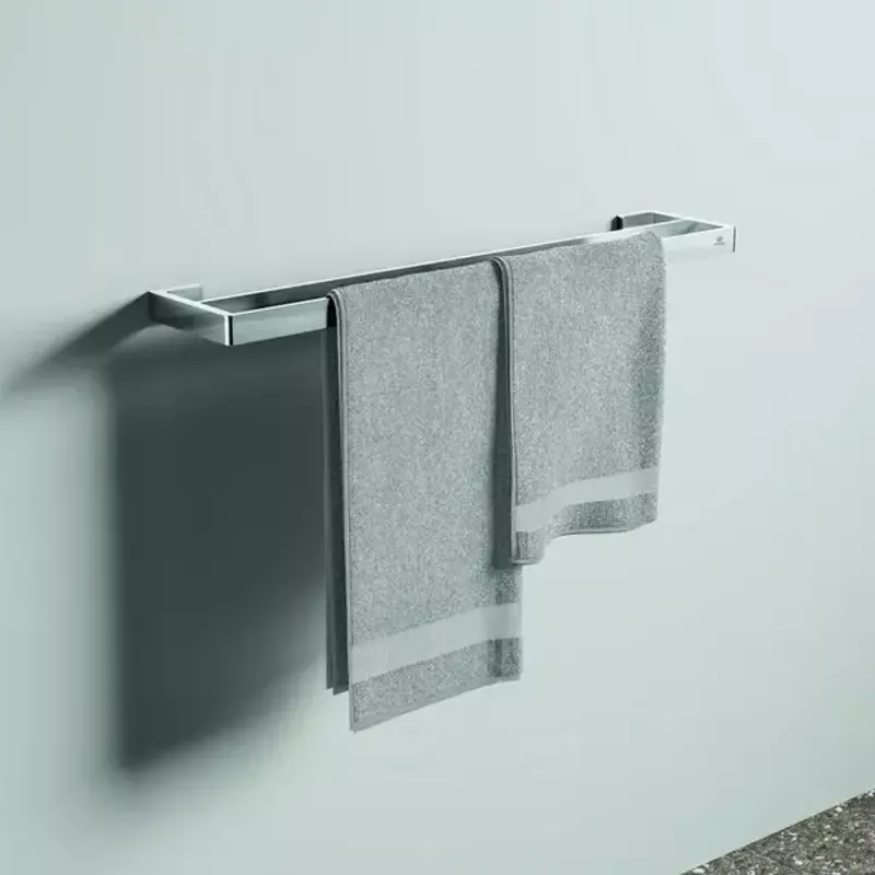 Casa si Gradina - Sanitare - Cazi si cabine de dus - Accesorii cada - Bara dubla portprosop Ideal Standard Atelier Conca 60 cm crom lucios - Infinity.ro