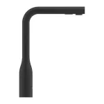 Casa si Gradina - Sanitare - Chiuveta bucatarie si accesorii - Baterii bucatarie - Baterie bucatarie cu dus extractibil Grohe Essence negru mat Phantom Black - Infinity.ro
