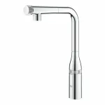 Casa si Gradina - Sanitare - Chiuveta bucatarie si accesorii - Baterii bucatarie - Baterie bucatarie cu dus extractibil Grohe Essence SmartControl crom - Infinity.ro