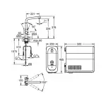 Casa si Gradina - Sanitare - Chiuveta bucatarie si accesorii - Baterii bucatarie - Baterie bucatarie Grohe Blue Home pipa tip L si Starter Kit negru mat - Infinity.ro