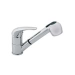 Casa si Gradina - Sanitare - Chiuveta bucatarie si accesorii - Baterii bucatarie - Baterie bucatarie, Ferro, Vasto, cu dus extractibil, crom - Infinity.ro