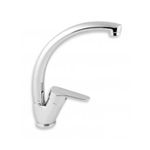 Casa si Gradina - Sanitare - Chiuveta bucatarie si accesorii - Baterii bucatarie - Baterie bucatarie, Ferro, Titania Iris New, tip lebada, pipa mobila, crom - Infinity.ro