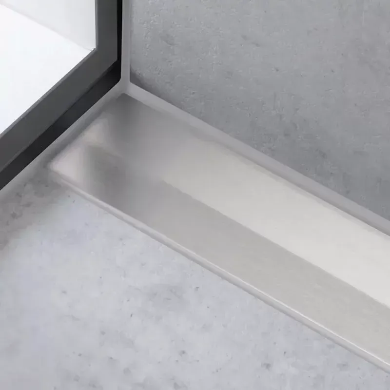 Casa si Gradina - Constructii - Materiale constructii - Sisteme de scurgere - Capac pentru rigola de dus Hansgrohe RainDrain Flex 80 cm ajustabila inox periat - Infinity.ro