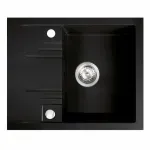 Casa si Gradina - Sanitare - Chiuveta bucatarie si accesorii - Chiuvete bucatarie - Chiuveta compozit Ferro Mezzo II 58x48 cm grafit - Infinity.ro