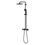 Casa si Gradina - Sanitare - Cazi si cabine de dus - Coloane si seturi de dus - Coloana de dus cu baterie termostatata negru mat Grohe Tempesta 250 - Infinity.ro