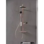 Casa si Gradina - Sanitare - Cazi si cabine de dus - Coloane si seturi de dus - Coloana de dus cu baterie termostatata rose mat Ideal Standard Alu+ - Infinity.ro