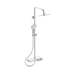 Casa si Gradina - Sanitare - Cazi si cabine de dus - Coloane si seturi de dus - Coloana de dus cu baterie termostatata si etajera sticla Ideal Standard Ceratherm S200 - Infinity.ro