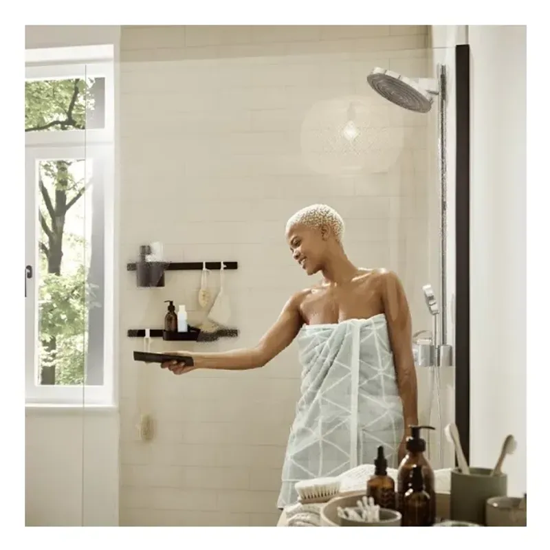 Casa si Gradina - Sanitare - Cazi si cabine de dus - Coloane si seturi de dus - Coloana de dus Hansgrohe Pulsify S 260 crom cu termostat ShowerTablet Select 400 - Infinity.ro