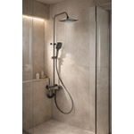 Casa si Gradina - Sanitare - Cazi si cabine de dus - Coloane si seturi de dus - Coloana de dus RAIZ Origins Pulse, 4 functii, Afisaj digital, Jet reglabil, Presiune ridicata - Infinity.ro
