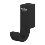Casa si Gradina - Sanitare - Cazi si cabine de dus - Accesorii cada - Cuier Grohe Selection negru mat Phantom Black - Infinity.ro