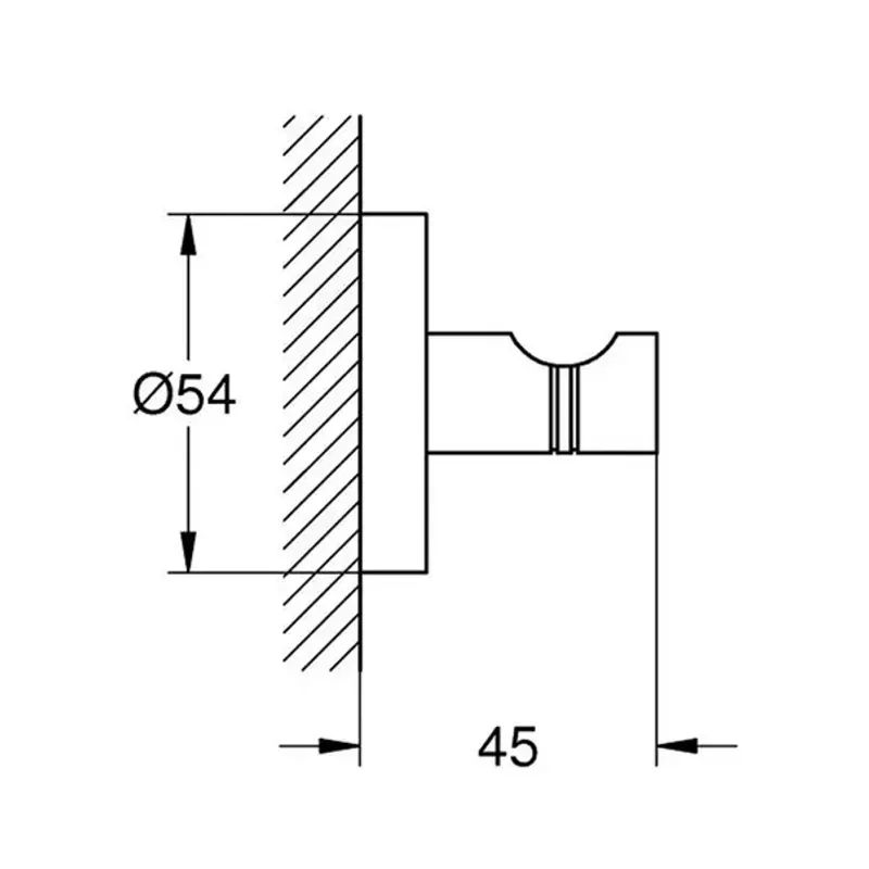 Casa si Gradina - Sanitare - Cazi si cabine de dus - Accesorii cada - Cuier Grohe Essentials auriu lucios Cool Sunrise - Infinity.ro