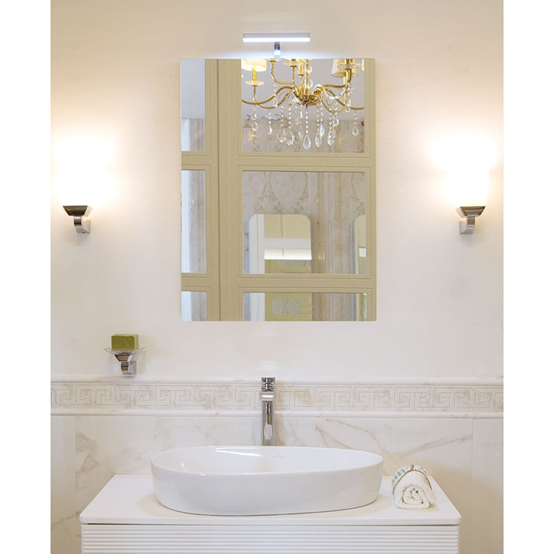 Casa si Gradina - Mobilier - Mobilier baie - Oglinzi baie - Oglinda dreptunghiulara Fluminia, Joly, 80 x h60 cm, montaj reversibil - Infinity.ro