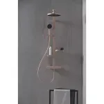 Casa si Gradina - Sanitare - Cazi si cabine de dus - Coloane si seturi de dus - Palarie de dus rotunda din aluminiu Ideal Standard Alu+ rose mat 2 functii - Infinity.ro