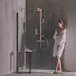 Casa si Gradina - Sanitare - Cazi si cabine de dus - Coloane si seturi de dus - Palarie de dus rotunda din aluminiu Ideal Standard Alu+ rose mat 2 functii - Infinity.ro