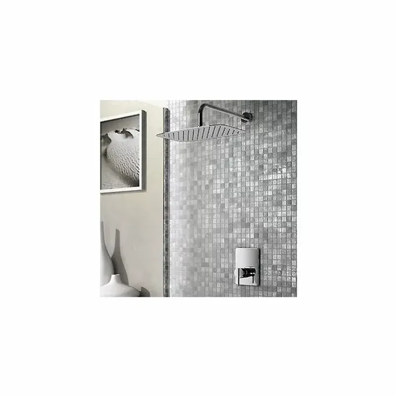Casa si Gradina - Sanitare - Cazi si cabine de dus - Coloane si seturi de dus - Palarie dus Ideal Standard IdealRain Luxe M1 rectangulara 250x400 mm - Infinity.ro