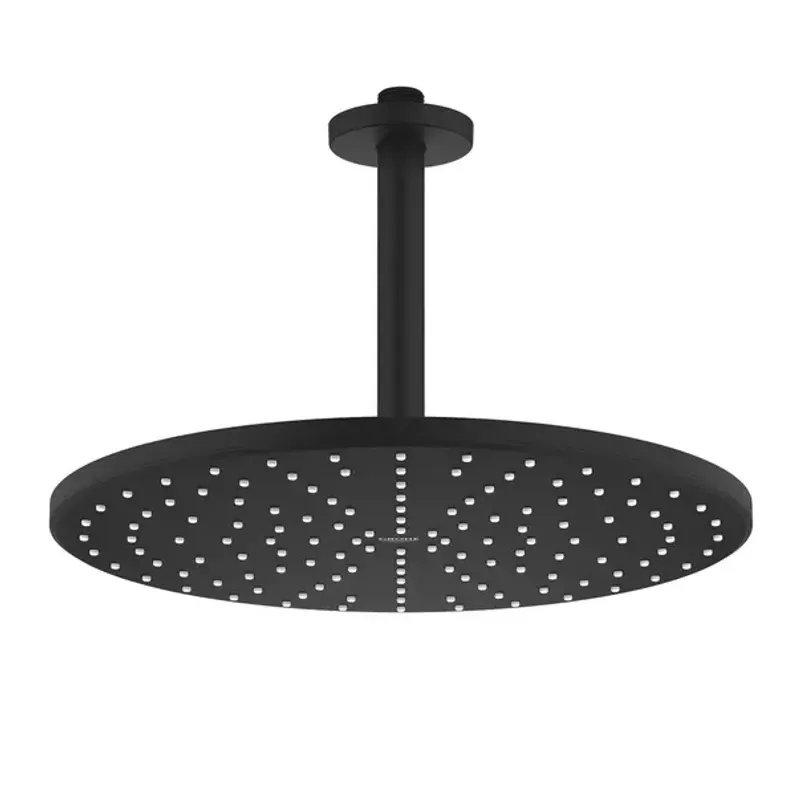 Casa si Gradina - Sanitare - Cazi si cabine de dus - Coloane si seturi de dus - Palarie si brat de dus Grohe Rainshower Mono 310 cu 1 functie negru mat - Infinity.ro