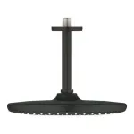 Casa si Gradina - Sanitare - Cazi si cabine de dus - Coloane si seturi de dus - Palarie si brat de dus negru mat Grohe Tempesta 250 Cube rotunda montaj tavan - Infinity.ro