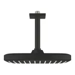 Casa si Gradina - Sanitare - Cazi si cabine de dus - Coloane si seturi de dus - Palarie si brat de dus negru mat Grohe Tempesta 250 Cube patrata montaj tavan - Infinity.ro
