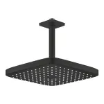 Casa si Gradina - Sanitare - Cazi si cabine de dus - Coloane si seturi de dus - Palarie si brat de dus negru mat Grohe Tempesta 250 Cube patrata montaj tavan - Infinity.ro