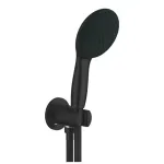 Casa si Gradina - Sanitare - Cazi si cabine de dus - Coloane si seturi de dus - Set de dus negru mat Grohe New Tempesta 110 cu porter si alimentare - Infinity.ro