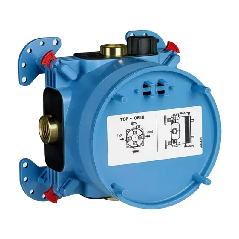 Casa si Gradina - Sanitare - Cazi si cabine de dus - Coloane si seturi de dus - Sistem de dus incastrat Ideal Standard Ceratherm T100 negru mat - Infinity.ro