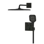 Casa si Gradina - Sanitare - Cazi si cabine de dus - Coloane si seturi de dus - Sistem de dus negru mat Grohe SmartControl SmartActive 310 Cube - Infinity.ro