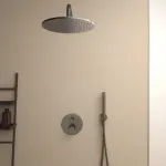 Casa si Gradina - Sanitare - Cazi si cabine de dus - Coloane si seturi de dus - Sistem de dus incastrat Ideal Standard Ceratherm T100 negru mat - Infinity.ro